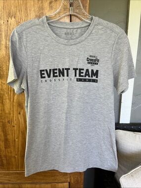 NOBULL Light Gray Event Team 2022 CrossFit Games Short-Sleeve Tee small